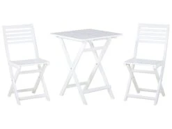 Beliani 49 Conjunto De Balcón Blanco FIJI