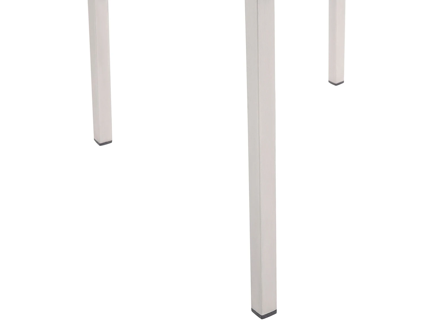 Conjunto De Comedor 6 Plazas De Metal/granito/ratán Negro/plateado GROSSETO 10 Conjunto De Comedor 6 Plazas De Metal/granito/ratán Negro/plateado GROSSETO - Imagen 8