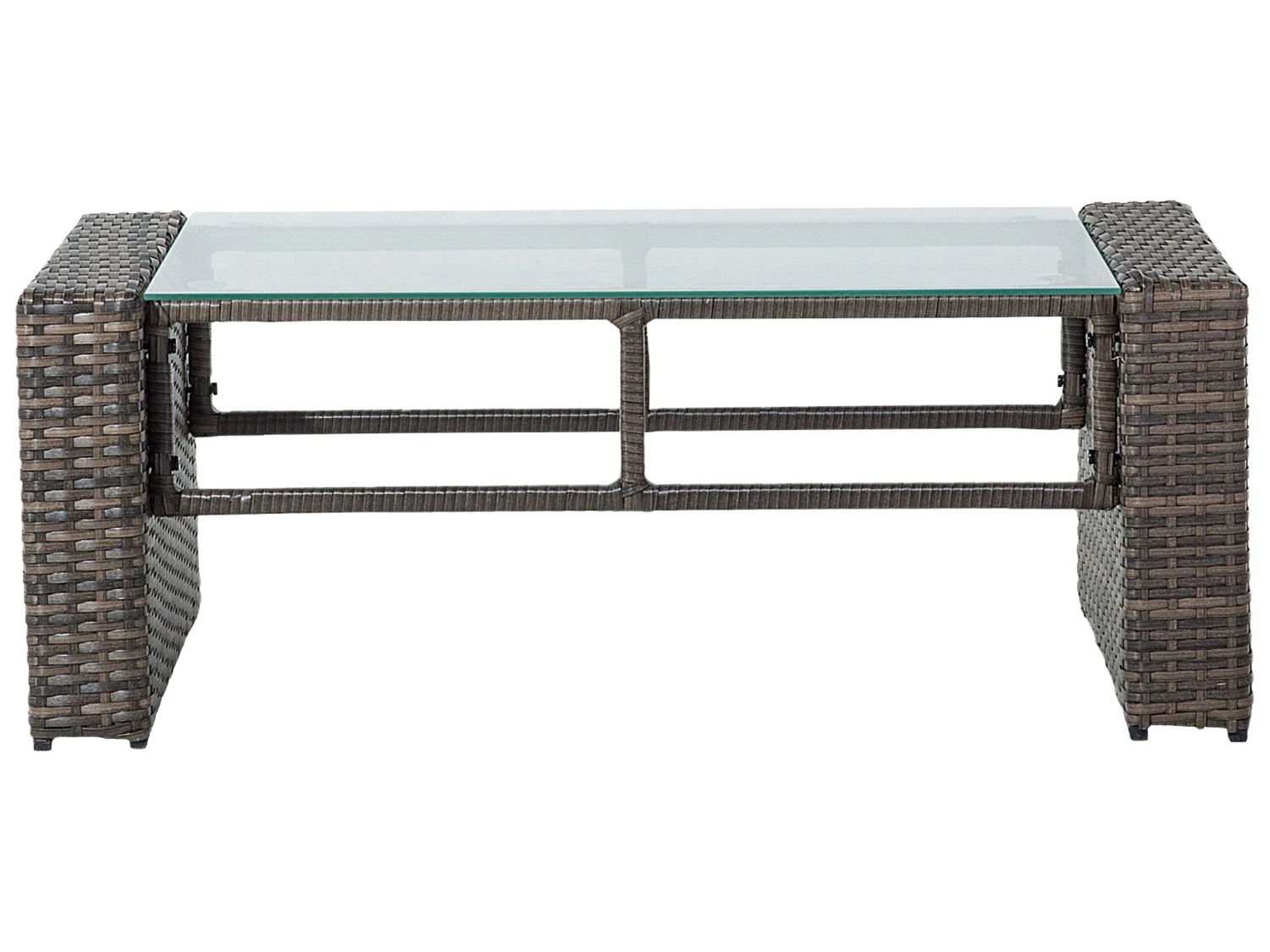 Conjunto De Jardín De Ratán Marrón Oscuro LUCA 12 Conjunto De Jardín De Ratán Marrón Oscuro LUCA - Imagen 10