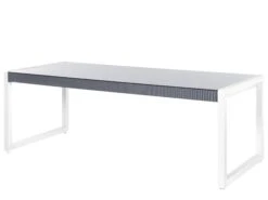 Conjunto De Jardín En Aluminio Gris BACOLI 14 Conjunto De Jardín En Aluminio Gris BACOLI -Beliani undef src sa picid 679180 type whitesh image