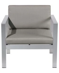 Silla De Jardín De Aluminio Gris Oscuro SALERNO 15 Silla De Jardín De Aluminio Gris Oscuro SALERNO -Beliani undef src sa picid 679443 type whitesh image