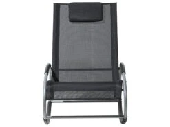 Silla De Jardín Mecedora Negro CAMPO 15 Silla De Jardín Mecedora Negro CAMPO -Beliani undef src sa picid 689254 type whitesh image