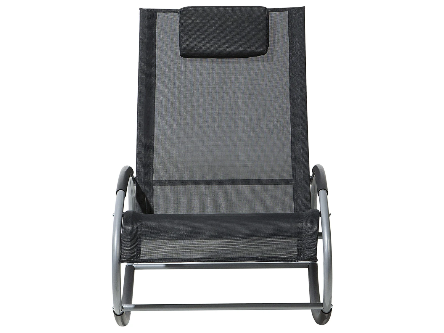 Silla De Jardín Mecedora Negro CAMPO 6 Silla De Jardín Mecedora Negro CAMPO - Imagen 4