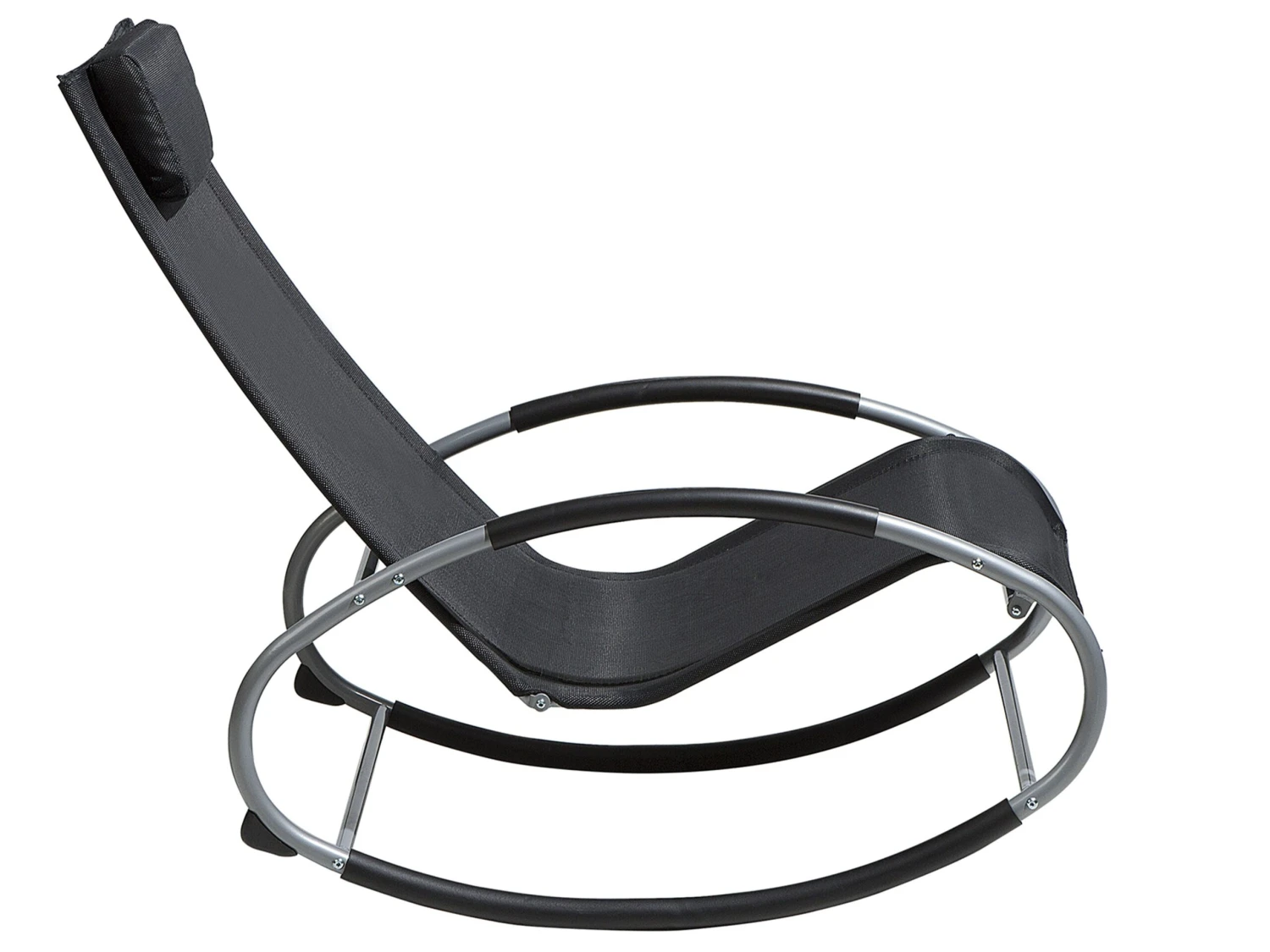 Silla De Jardín Mecedora Negro CAMPO 8 Silla De Jardín Mecedora Negro CAMPO - Imagen 6