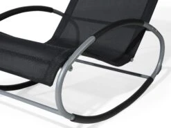 Silla De Jardín Mecedora Negro CAMPO 21 Silla De Jardín Mecedora Negro CAMPO -Beliani undef src sa picid 689261 type whitesh image