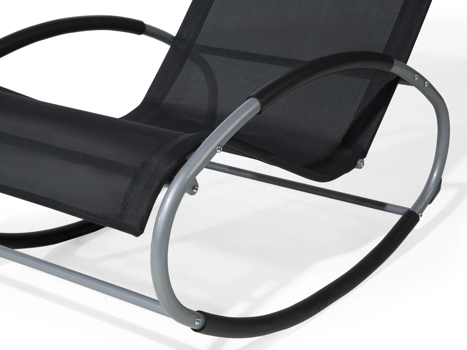 Silla De Jardín Mecedora Negro CAMPO 12 Silla De Jardín Mecedora Negro CAMPO - Imagen 10