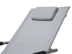 Tumbona De Jardín Mecedora Gris Claro CARANO 19 Tumbona De Jardín Mecedora Gris Claro CARANO -Beliani undef src sa picid 689391 type whitesh image