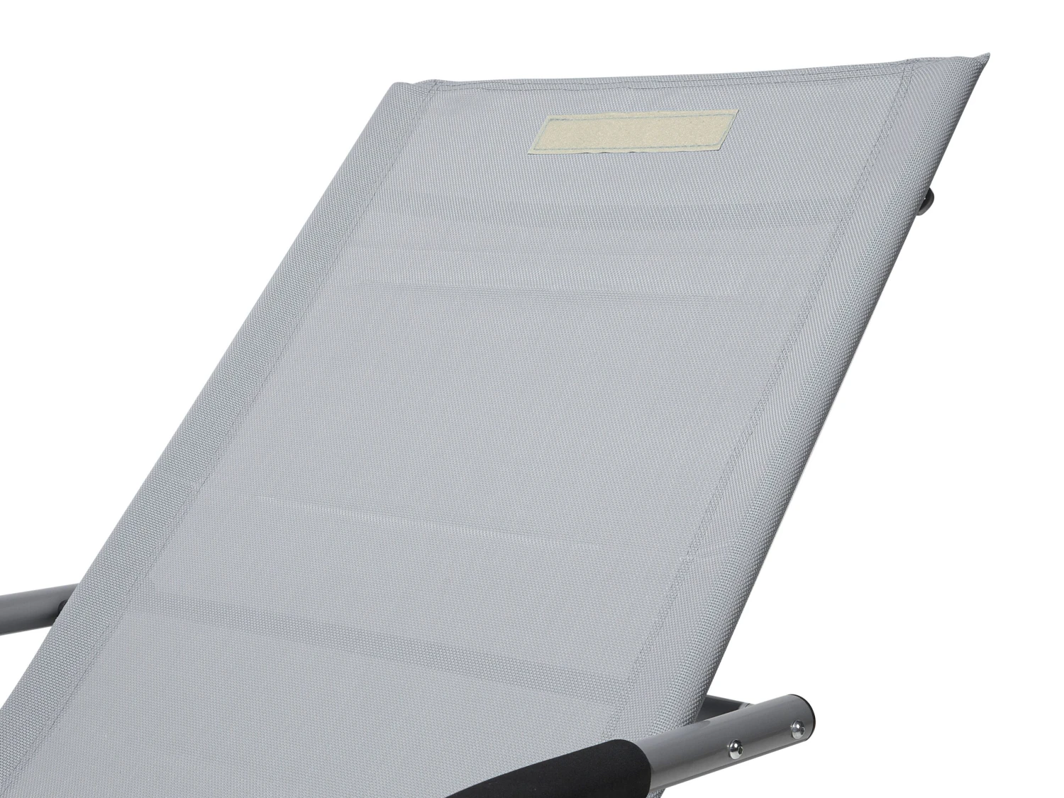 Tumbona De Jardín Mecedora Gris Claro CARANO 11 Tumbona De Jardín Mecedora Gris Claro CARANO - Imagen 9