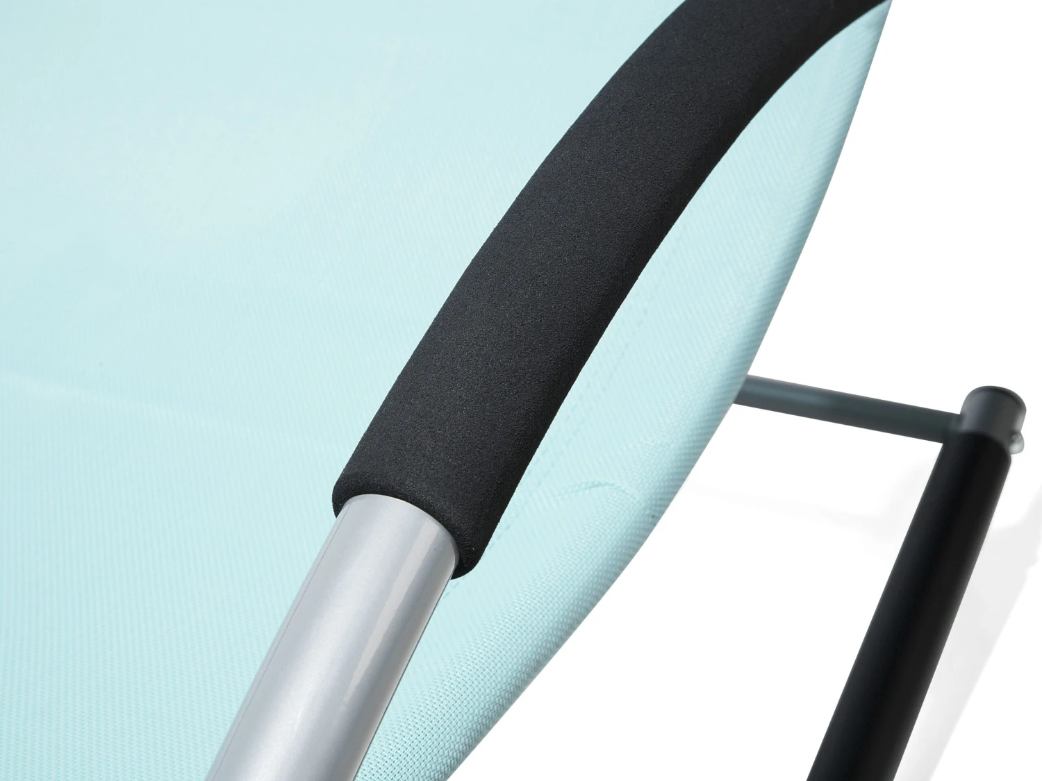 Tumbona De Jardín Mecedora Azul Claro CARANO 11 Tumbona De Jardín Mecedora Azul Claro CARANO - Imagen 9