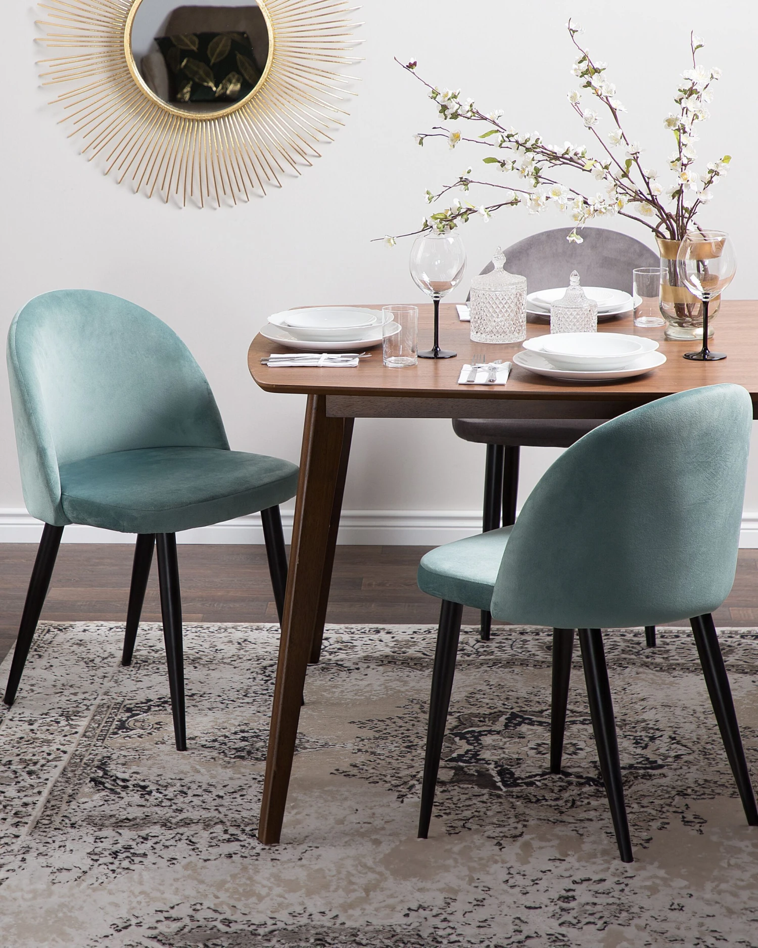 Mesa De Comedor Madera Oscura 150 X 90 Cm IRIS 7 Mesa De Comedor Madera Oscura 150 X 90 Cm IRIS - Imagen 5