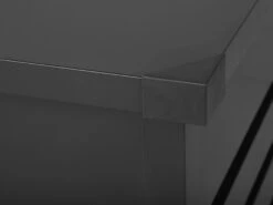 Arcón Para Exterior Gris Grafito 132x62 Cm CEBROSA 18 Arcón Para Exterior Gris Grafito 132x62 Cm CEBROSA -Beliani undef src sa picid 717675 type whitesh image