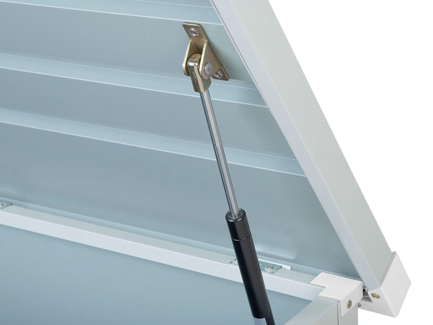 Arcón Para Exterior Gris Claro 132x62 Cm CEBROSA 10 Arcón Para Exterior Gris Claro 132x62 Cm CEBROSA - Imagen 8