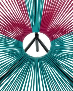 Conjunto De 2 Sillas De Balcón De Ratán Azul Turquesa/rosa/negro ACAPULCO 21 Conjunto De 2 Sillas De Balcón De Ratán Azul Turquesa/rosa/negro ACAPULCO -Beliani undef src sa picid 718109 type whitesh image