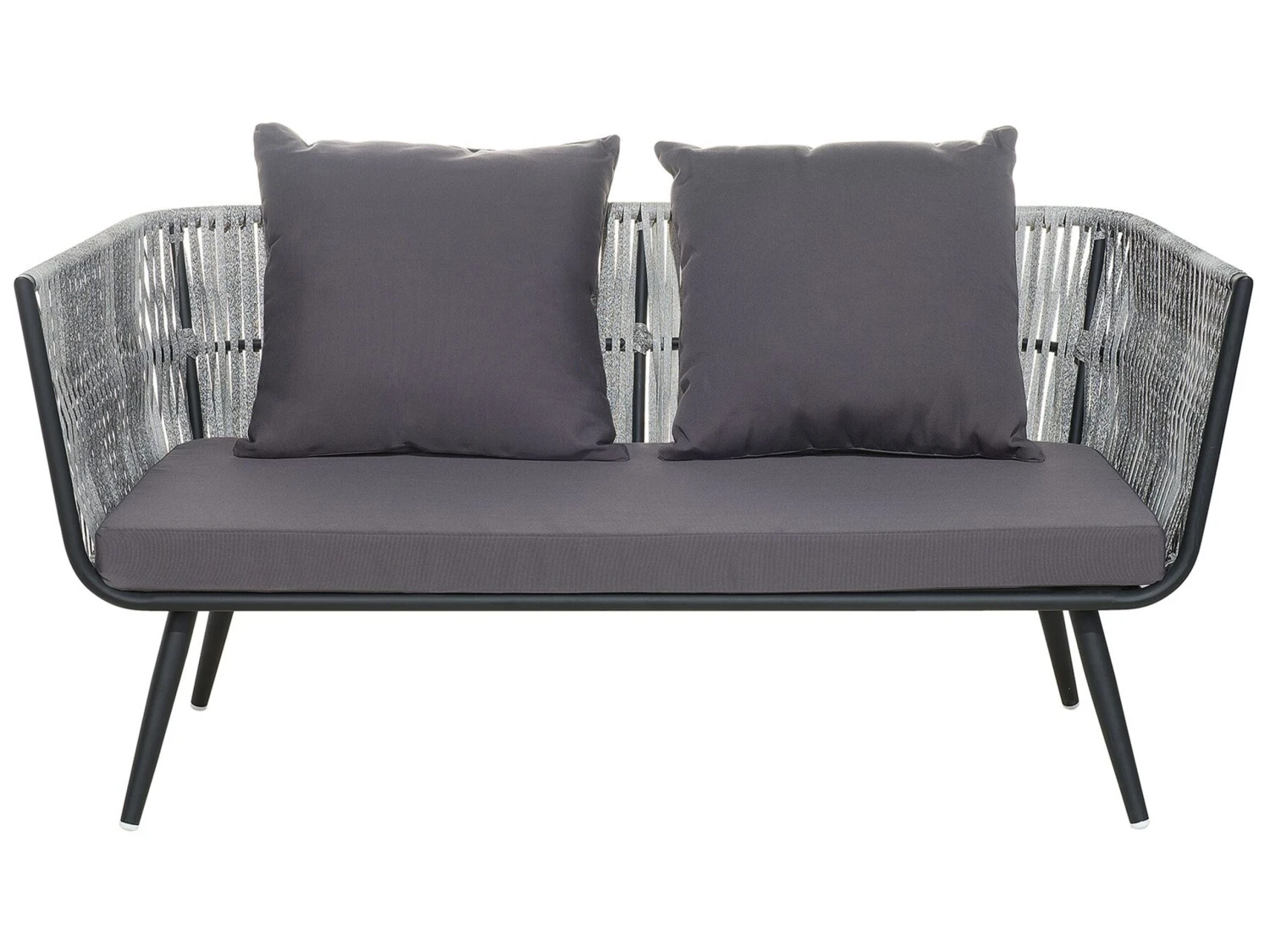 Conjunto De Jardín En Ratán Grafito RAGUSA 6 Conjunto De Jardín En Ratán Grafito RAGUSA - Imagen 4