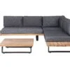 Conjunto De Sala De Estar Esquinero 5 Plazas De Madera De Acacia Clara/gris Oscuro MYKONOS 2 Conjunto De Sala De Estar Esquinero 5 Plazas De Madera De Acacia Clara/gris Oscuro MYKONOS -Beliani undef src sa picid 737840 type whitesh image