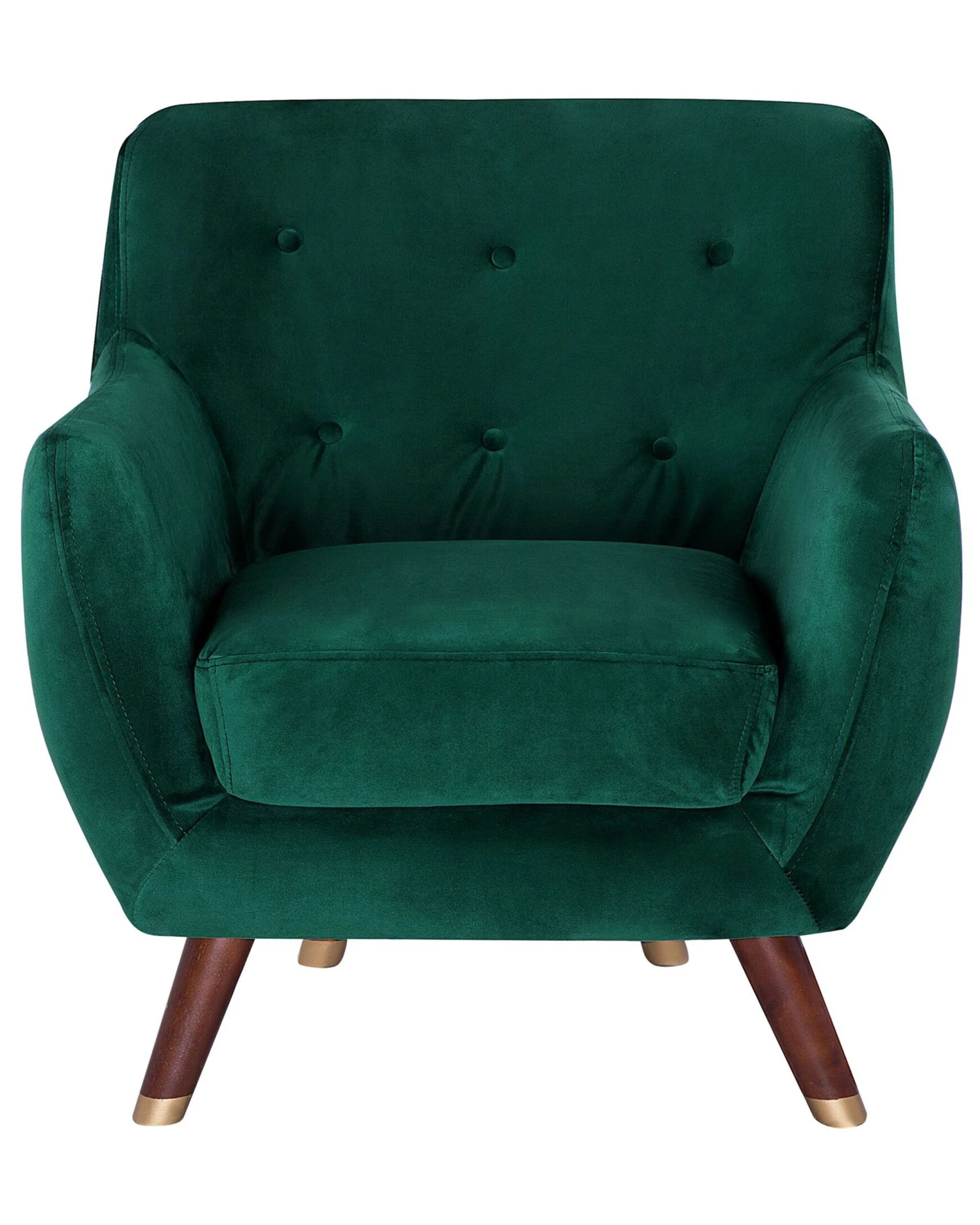 Sillón De Terciopelo Verde BODO 6 Sillón De Terciopelo Verde BODO - Imagen 4