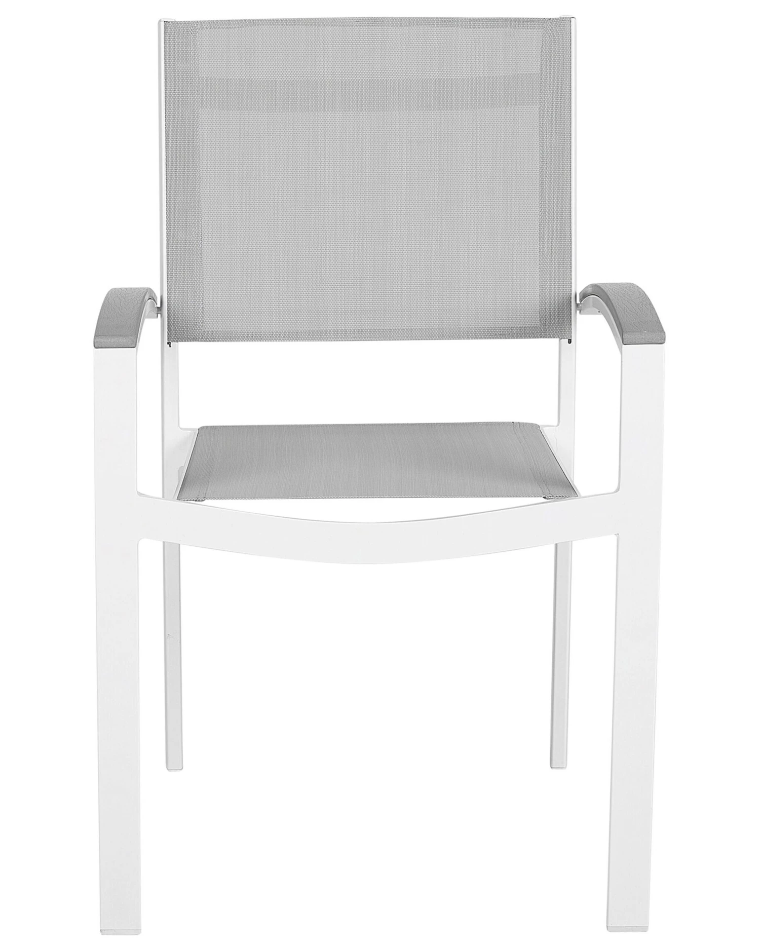 Conjunto De 4 Sillas De Jardín Gris PERETA 8 Conjunto De 4 Sillas De Jardín Gris PERETA - Imagen 6