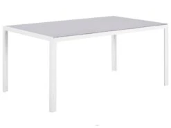 Conjunto De Jardín Gris En Aluminio Para 6 Personas CATANIA 19 Conjunto De Jardín Gris En Aluminio Para 6 Personas CATANIA -Beliani undef src sa picid 741425 type whitesh image