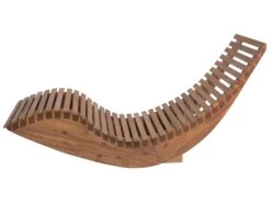 Tumbona De Madera Con Cojín Rojo BRESCIA 16 Tumbona De Madera Con Cojín Rojo BRESCIA -Beliani undef src sa picid 746574 type whitesh image