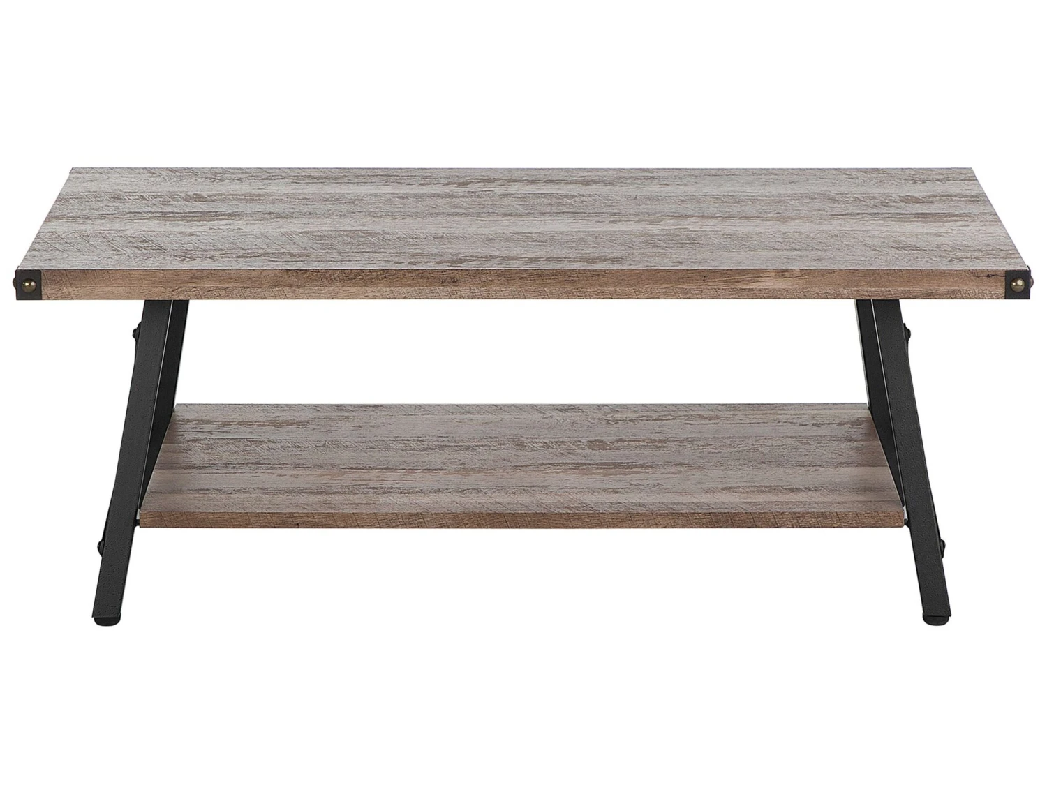 Mesa De Centro Gris Pardo/negro 100 X 55 Cm CARLIN 5 Mesa De Centro Gris Pardo/negro 100 X 55 Cm CARLIN - Imagen 3