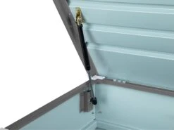 Arcón Para Exterior Gris 132x62 Cm CEBROSA 14 Arcón Para Exterior Gris 132x62 Cm CEBROSA -Beliani undef src sa picid 752597 type whitesh image