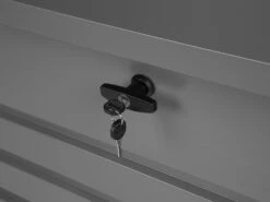 Arcón Para Exterior Gris 165x70 Cm CEBROSA 19 Arcón Para Exterior Gris 165x70 Cm CEBROSA -Beliani undef src sa picid 752652 type whitesh image