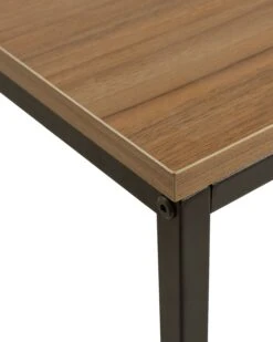 Consola Madera Oscura/negro 80 X 30 Cm DORRIS 12 Consola Madera Oscura/negro 80 X 30 Cm DORRIS -Beliani undef src sa picid 757539 type whitesh image