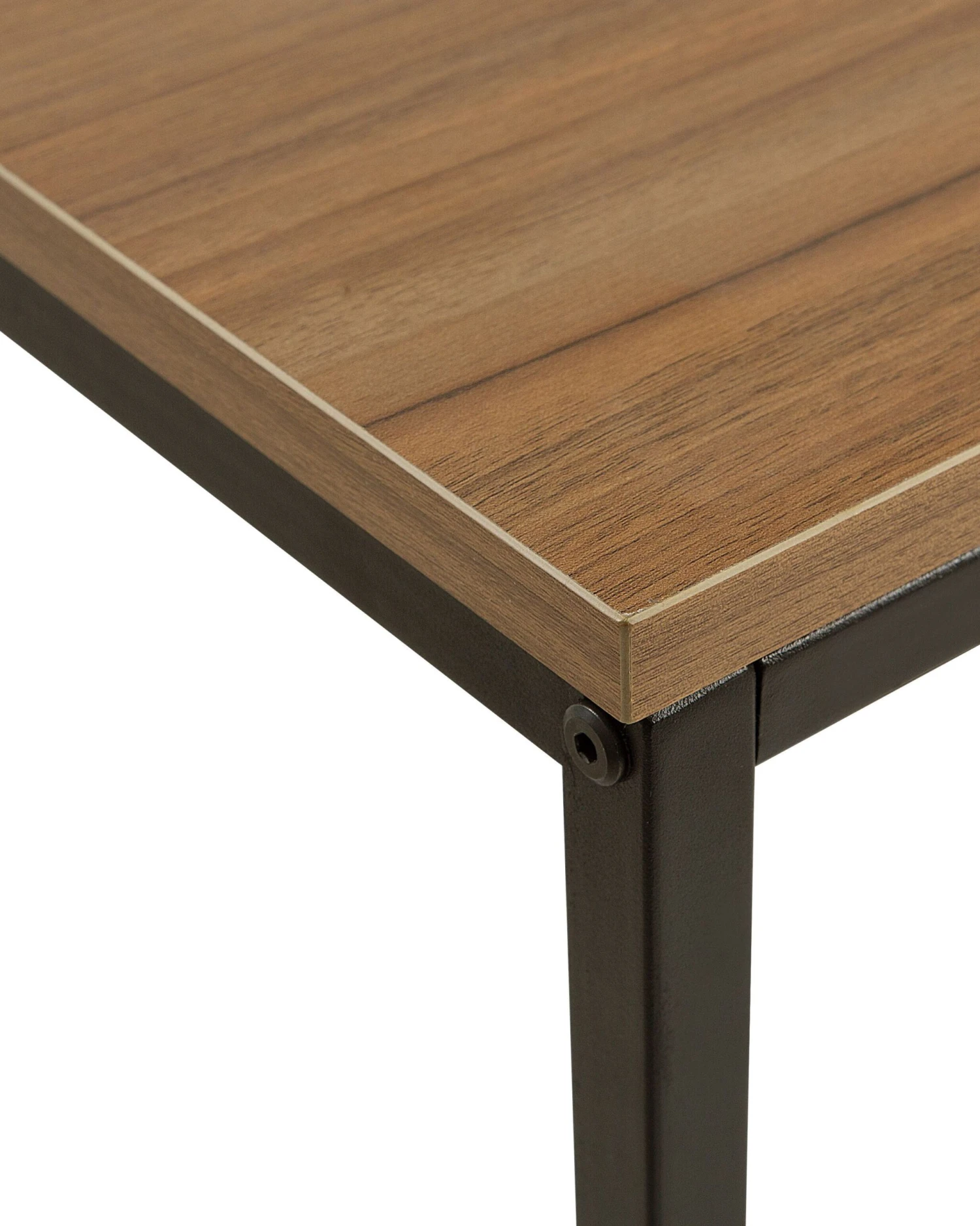 Consola Madera Oscura/negro 80 X 30 Cm DORRIS 6 Consola Madera Oscura/negro 80 X 30 Cm DORRIS - Imagen 4