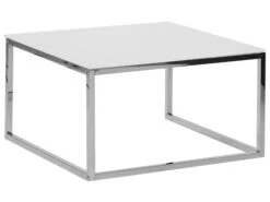 Conjunto De 2 Mesas De Centro De Vidrio Templado Blanco/plateado BREA 17 Conjunto De 2 Mesas De Centro De Vidrio Templado Blanco/plateado BREA -Beliani undef src sa picid 757547 type whitesh image