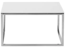 Conjunto De 2 Mesas De Centro De Vidrio Templado Blanco/plateado BREA 18 Conjunto De 2 Mesas De Centro De Vidrio Templado Blanco/plateado BREA -Beliani undef src sa picid 757548 type whitesh image