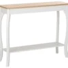 Consola Madera Clara/blanco 100 X 31 Cm HARTFORD 2 Consola Madera Clara/blanco 100 X 31 Cm HARTFORD -Beliani undef src sa picid 758505 type whitesh image