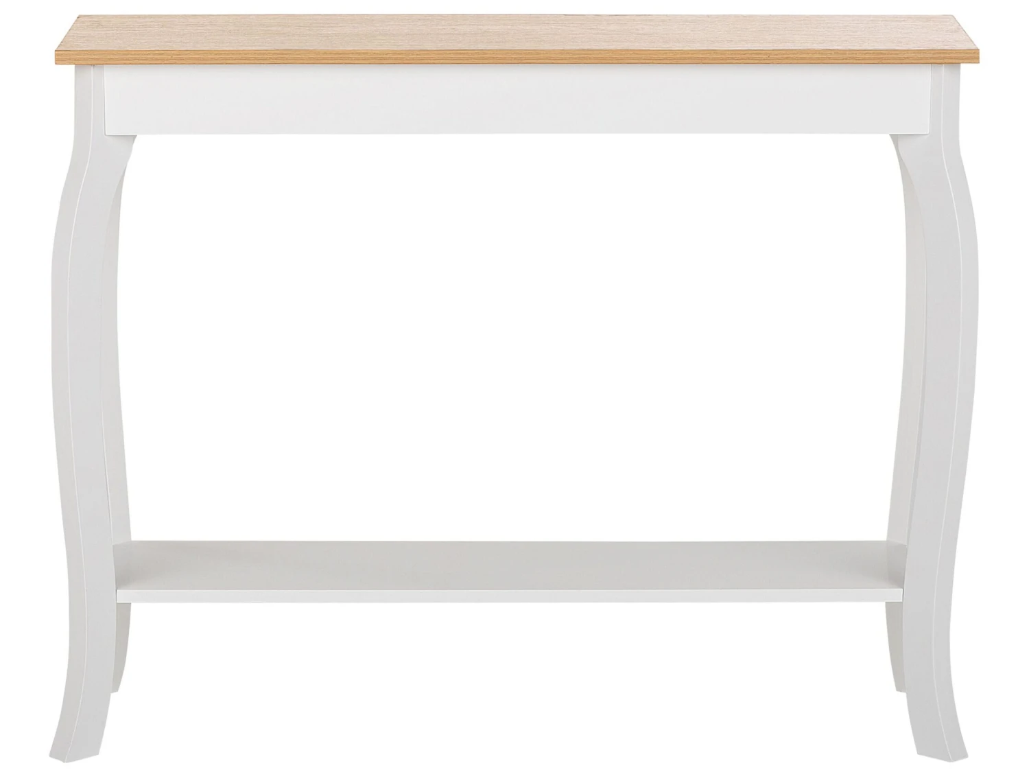 Consola Madera Clara/blanco 100 X 31 Cm HARTFORD 5 Consola Madera Clara/blanco 100 X 31 Cm HARTFORD - Imagen 3