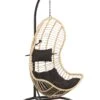 Silla Colgante Con Soporte De Ratán Negro/natural PINETO 1 Silla Colgante Con Soporte De Ratán Negro/natural PINETO -Beliani undef src sa picid 763834 type whitesh image
