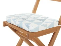 Conjunto De Balcón De Madera Con Cojines Blanco/azul FIJI 17 Conjunto De Balcón De Madera Con Cojines Blanco/azul FIJI -Beliani undef src sa picid 764291 type whitesh image