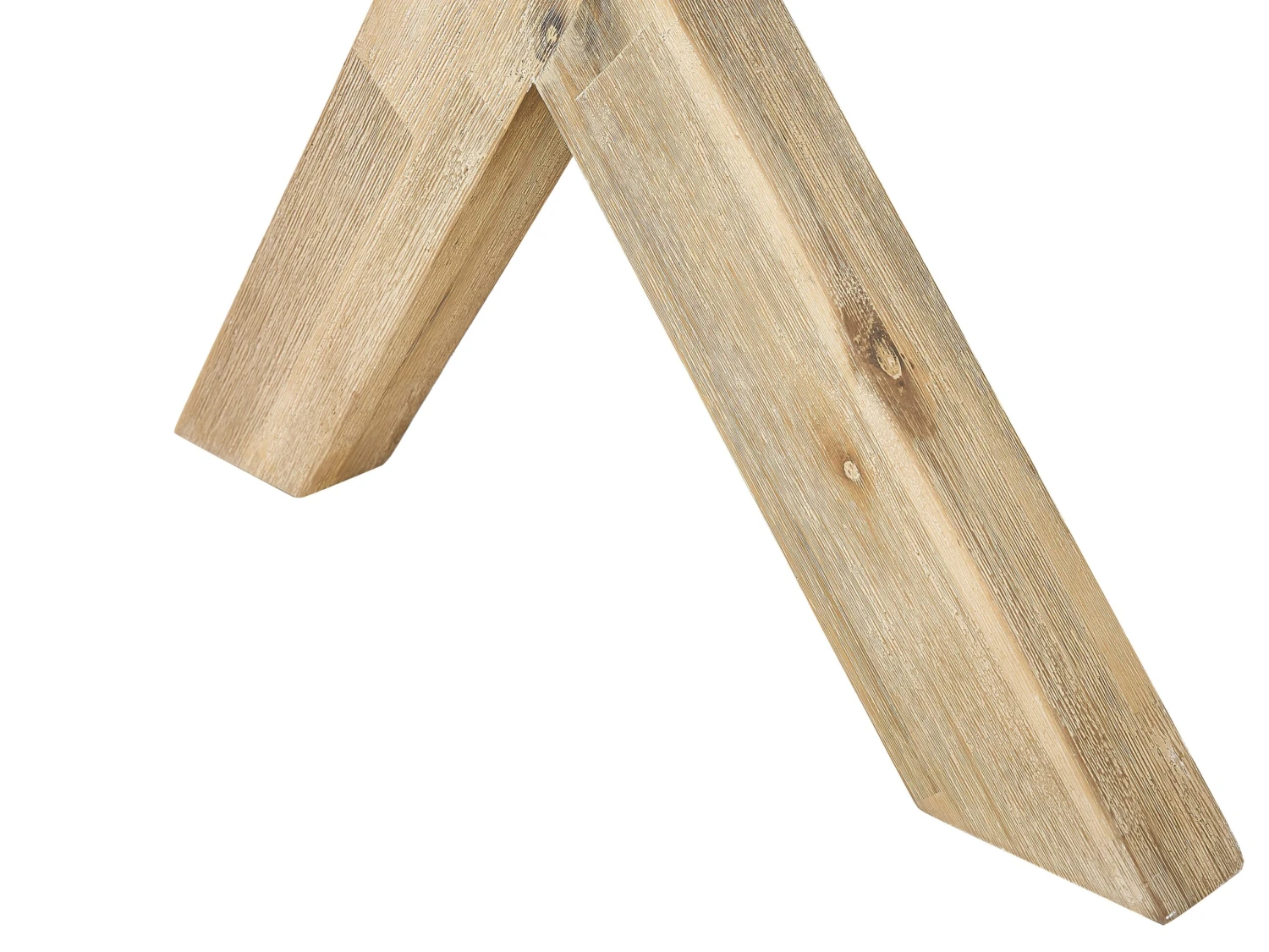 Mesa De Jardín De Cemento Reforzado Gris/madera Clara 200 X 100 Cm OLBIA - Imagen 8