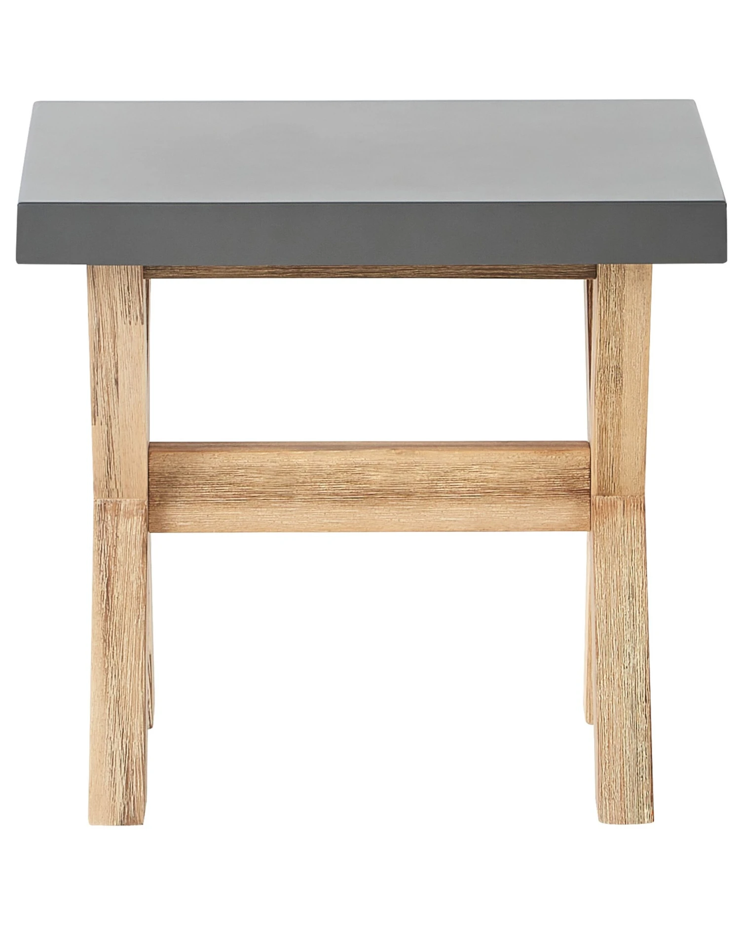 Taburete De Jardín De Cemento Reforzado Gris/madera Clara OLBIA 6 Taburete De Jardín De Cemento Reforzado Gris/madera Clara OLBIA - Imagen 4