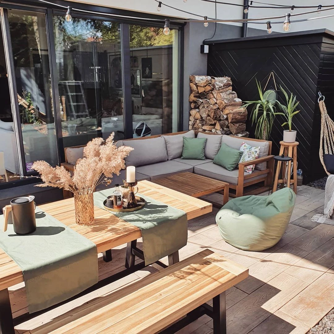 Banco De Madera Negro/marrón SCANIA 8 Banco De Madera Negro/marrón SCANIA - Imagen 6