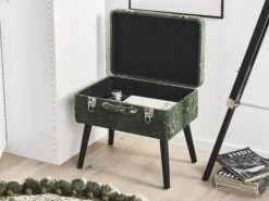 Taburete De Pana Verde Oscuro MALLARD 14 Taburete De Pana Verde Oscuro MALLARD -Beliani undef src sa picid 773593 type whitesh image