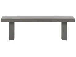 Conjunto De Jardín De Cemento Reforzado Mesa Y 2 Bancos Gris TARANTO 19 Conjunto De Jardín De Cemento Reforzado Mesa Y 2 Bancos Gris TARANTO -Beliani undef src sa picid 775865 type whitesh image