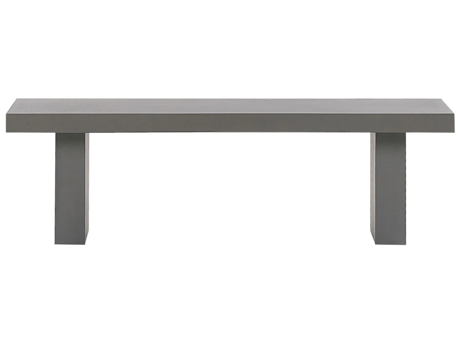 Conjunto De Jardín De Cemento Reforzado Mesa Y 2 Bancos Gris TARANTO 10 Conjunto De Jardín De Cemento Reforzado Mesa Y 2 Bancos Gris TARANTO - Imagen 8