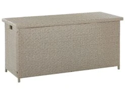 Arcón De Ratán Gris Pardo 126 X 46 Cm MODENA 13 Arcón De Ratán Gris Pardo 126 X 46 Cm MODENA -Beliani undef src sa picid 776502 type whitesh image