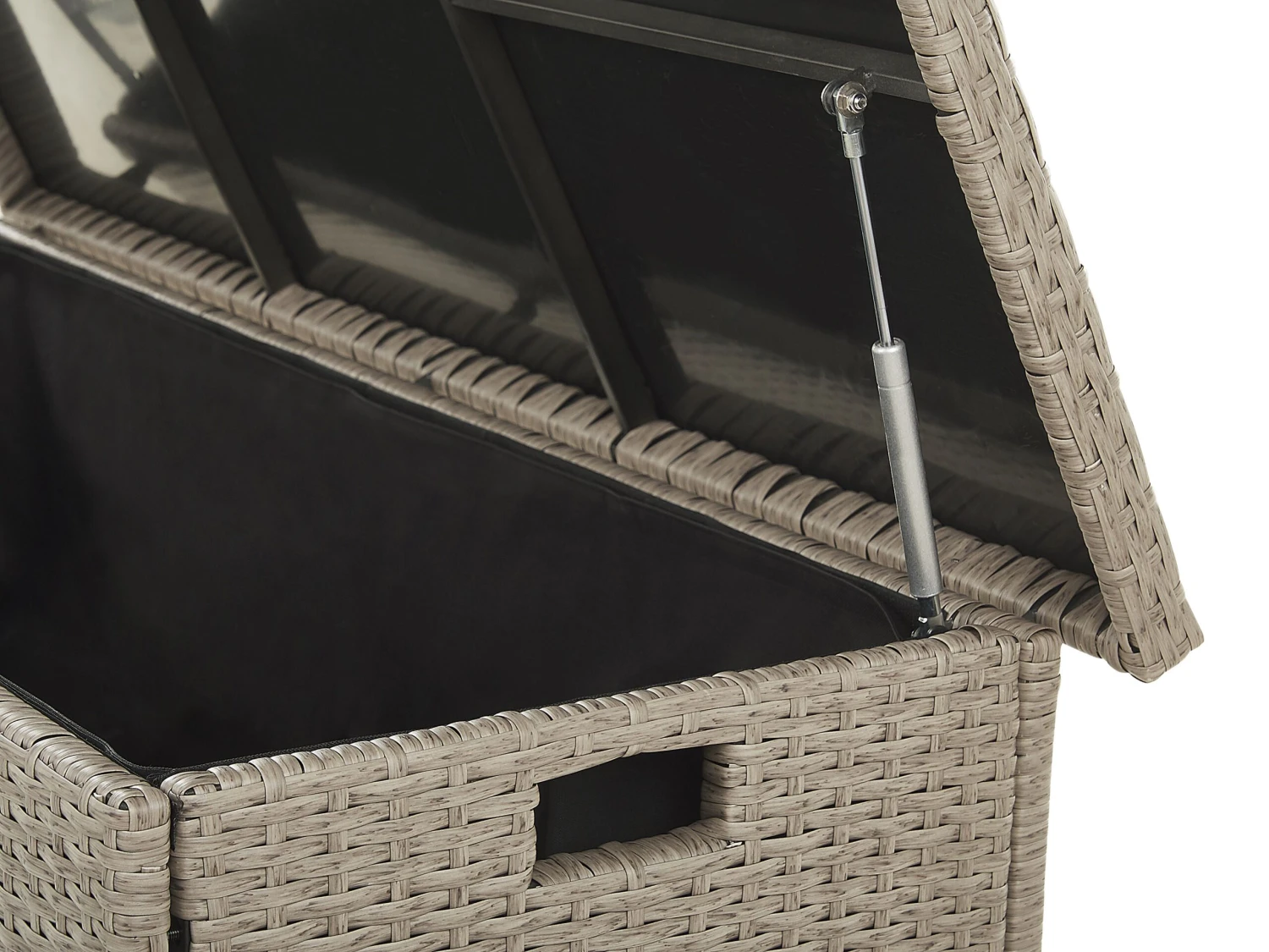 Arcón De Ratán Gris Pardo 126 X 46 Cm MODENA 8 Arcón De Ratán Gris Pardo 126 X 46 Cm MODENA - Imagen 6