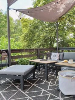 Conjunto De Jardín En Aluminio Negro/gris MESSINA 15 Conjunto De Jardín En Aluminio Negro/gris MESSINA -Beliani undef src sa picid 776657 type whitesh image 1