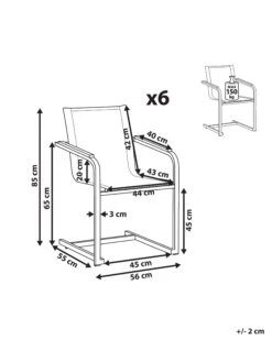 Conjunto De 6 Sillas De Jardín Beige COSOLETO 21 Conjunto De 6 Sillas De Jardín Beige COSOLETO -Beliani undef src sa picid 776976 type whitesh image