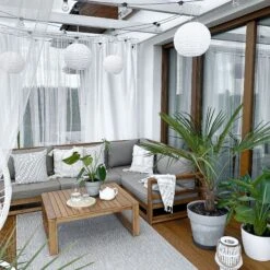 Conjunto De Sala De Estar Esquinero 4 Plazas De Madera De Acacia Clara Derecho TIMOR 17 Conjunto De Sala De Estar Esquinero 4 Plazas De Madera De Acacia Clara Derecho TIMOR -Beliani undef src sa picid 777364 type whitesh image