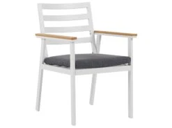 Conjunto De Jardín 4 Plazas De Metal Blanco/gris Oscuro CAVOLI 16 Conjunto De Jardín 4 Plazas De Metal Blanco/gris Oscuro CAVOLI -Beliani undef src sa picid 777405 type whitesh image