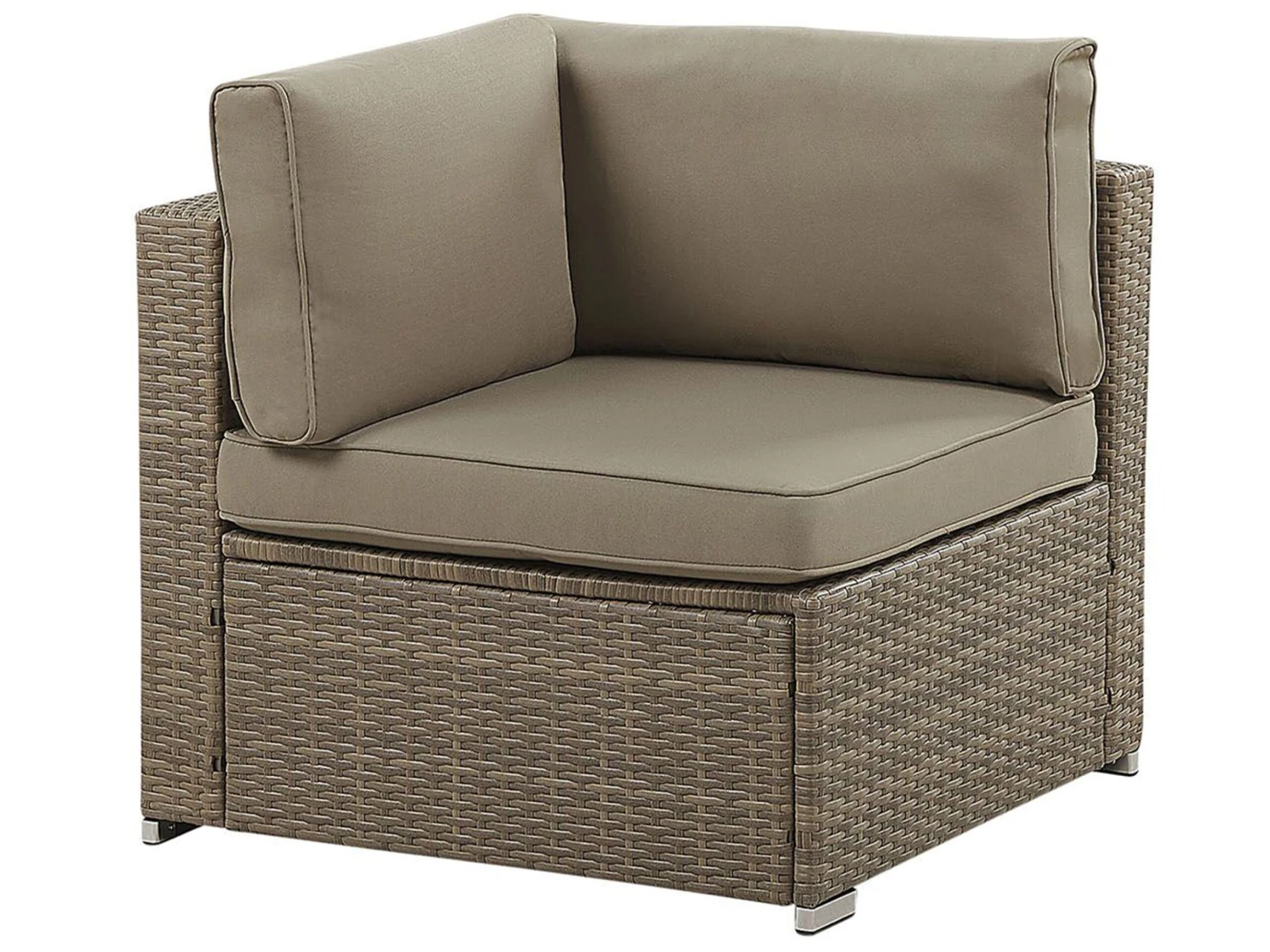 Conjunto De Jardín De Ratán Marrón 6 Plazas BELVEDERE 8 Conjunto De Jardín De Ratán Marrón 6 Plazas BELVEDERE - Imagen 6