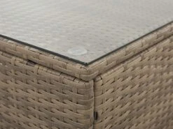 Conjunto De Jardín De Ratán Marrón 6 Plazas BELVEDERE 20 Conjunto De Jardín De Ratán Marrón 6 Plazas BELVEDERE -Beliani undef src sa picid 777620 type whitesh image