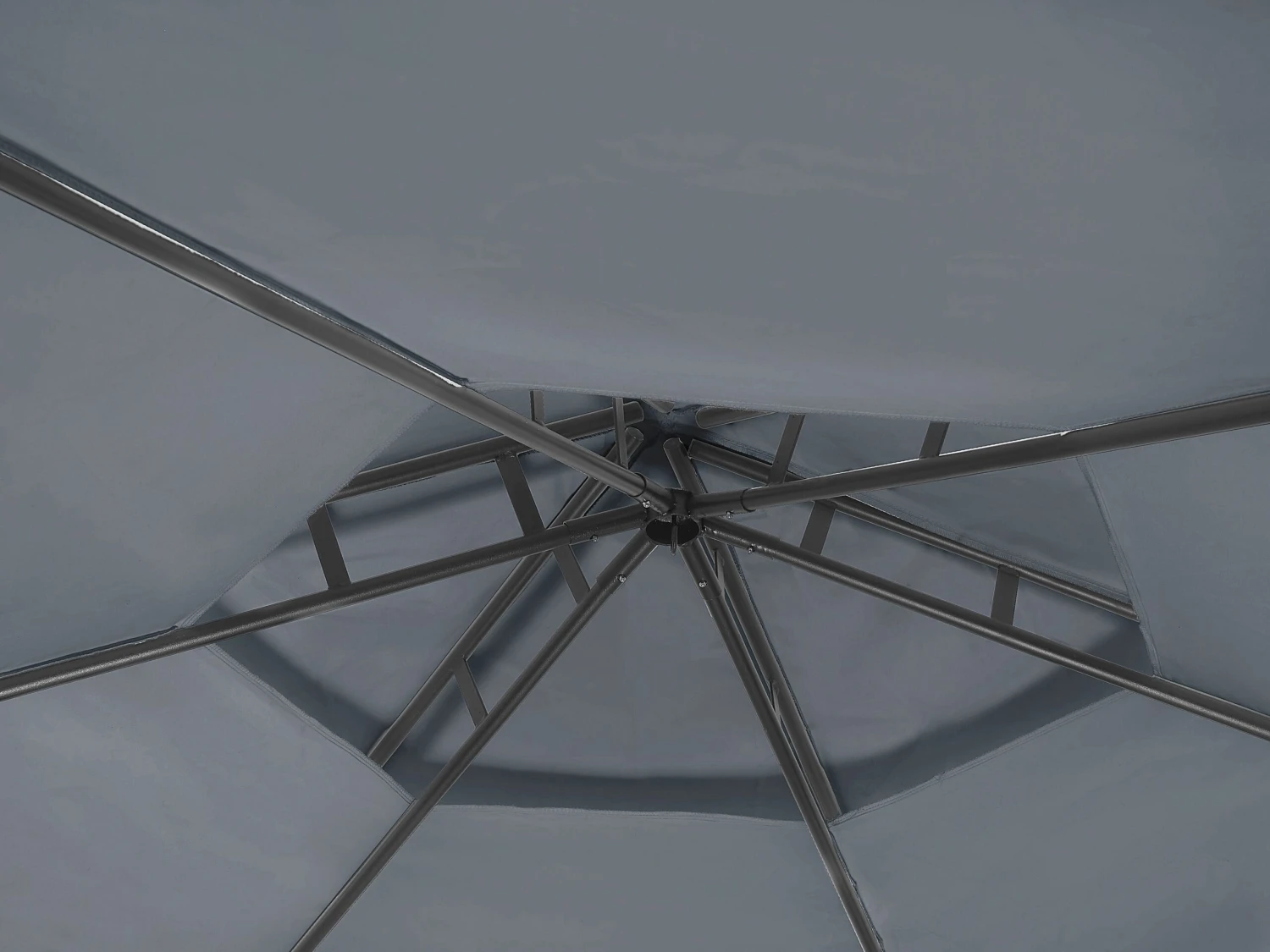 Cenador De Metal Gris Grafito/negro 350 Cm PORTEL 6 Cenador De Metal Gris Grafito/negro 350 Cm PORTEL - Imagen 4