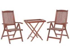 Conjunto De Balcón De Madera De Acacia Con Cojines Gris/beige TOSCANA 14 Conjunto De Balcón De Madera De Acacia Con Cojines Gris/beige TOSCANA -Beliani undef src sa picid 781664 type whitesh image